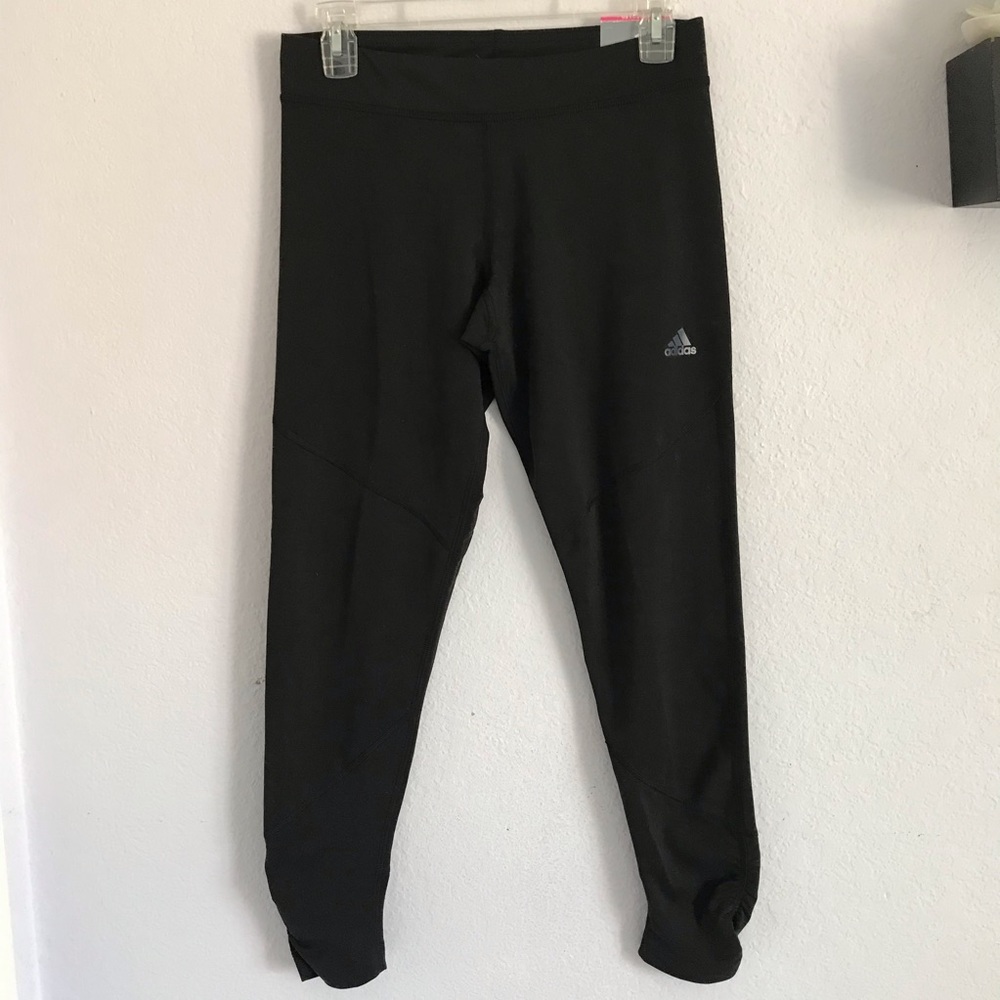 Adidas M pursuit black full length leggings